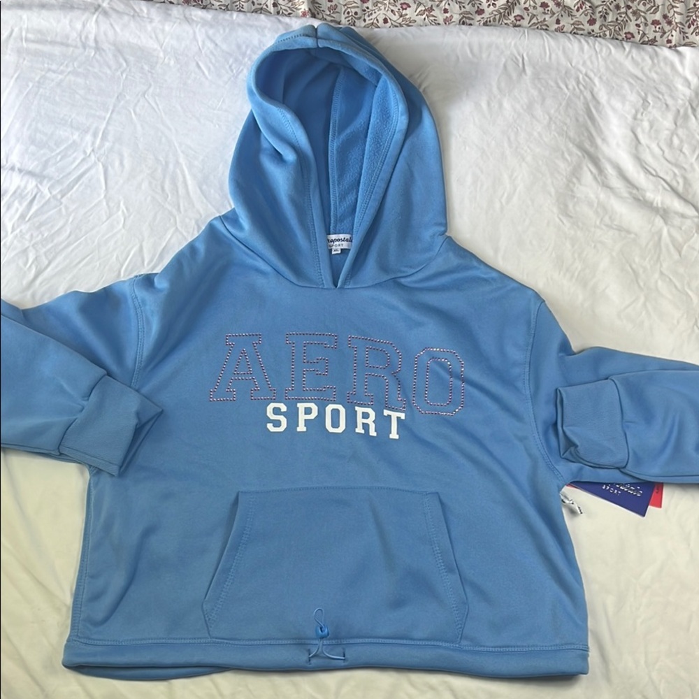 Aeropostale Blue Athletic Hoodie